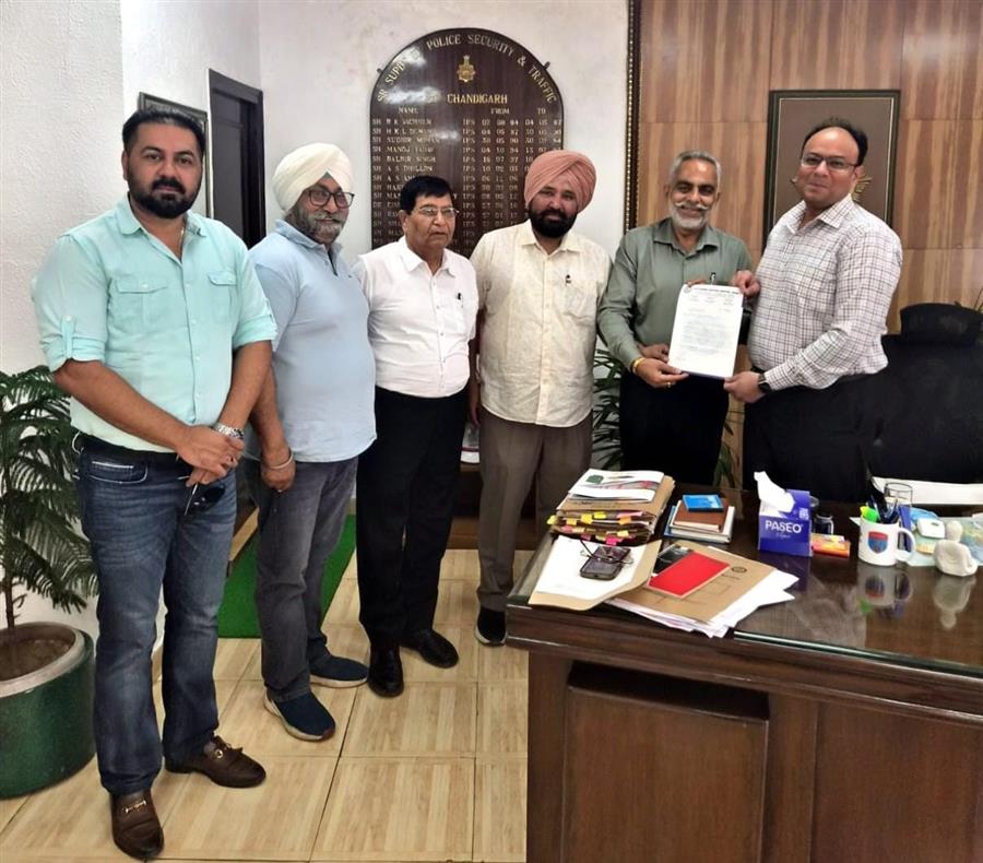 त्योहारी सीजन से पहले चण्डीगढ़ व्यापार मंडल ने ट्रैफिक एवं कानून-व्यवस्था से जुड़े मुद्दे चंडीगढ़ पुलिस के समक्ष उठाए
