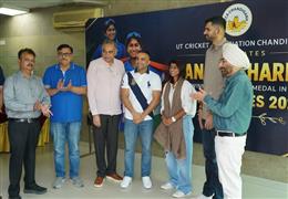 यूटीसीए ने एशियन गेम्स की स्वर्ण पदक विजेता नंदिनी शर्मा को किया सम्मानित