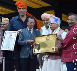नमो क्रिकेट लीग ने रचा विश्व रिकॉर्ड : वर्ल्ड रिकॉर्ड्स इंडिया ने मेडल और प्रमाणपत्र देकर किया सम्मानित
